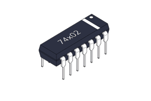 Série 7400 nebo brány: Zkoumání funkcí a aplikací 74LS02/74HC02