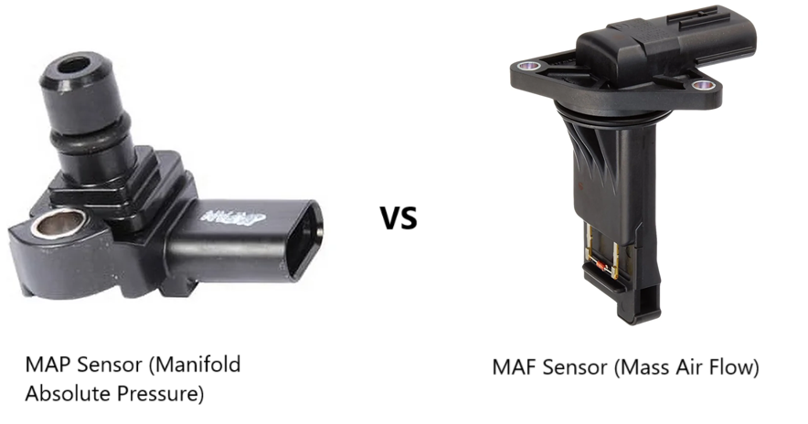 Difference Between MAF and MAP Sensors