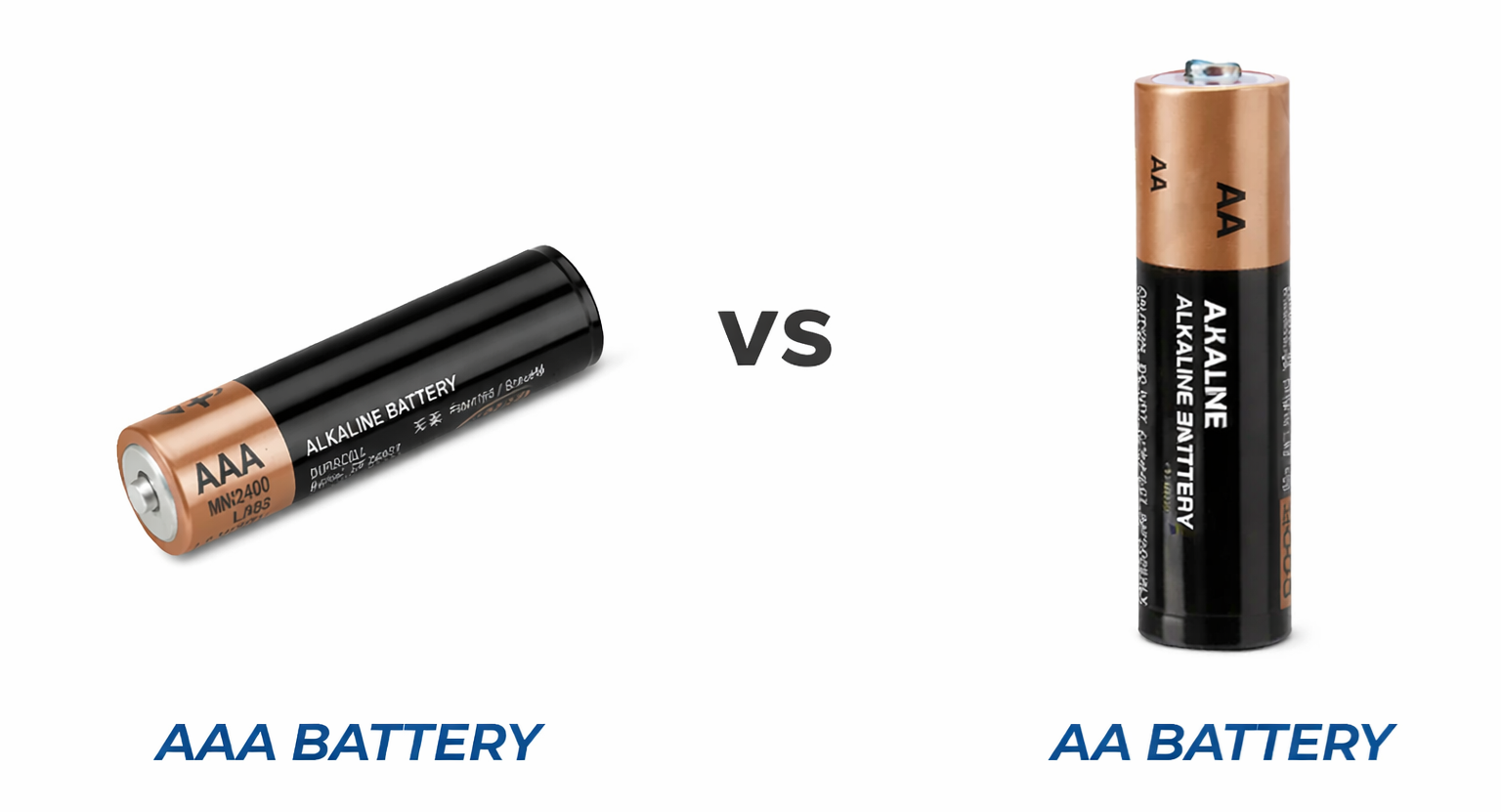 AA Battery vs AAA Battery